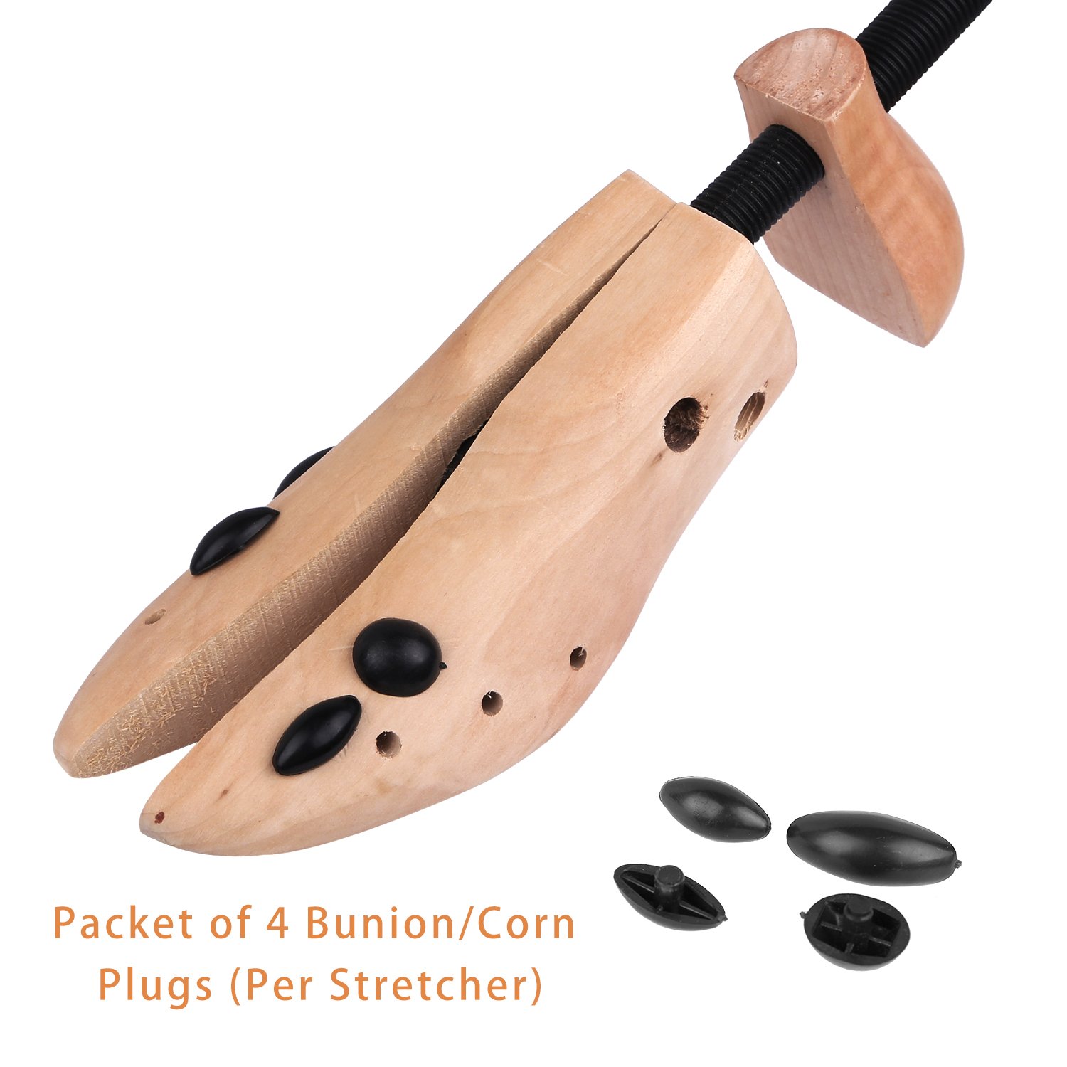 KevenAnna Pair of Premium Professional 4-way Shoe Trees, Shoe Stretcher for Men or Women