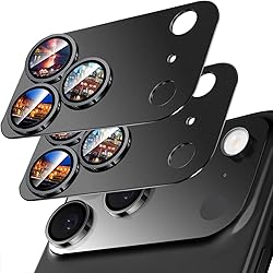 SiHPuoy 2 Pack Camera Lens Protector for iPhone 17