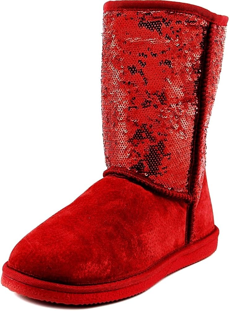 Lamo Women�s Sequin Suede Faux Shearling Boot