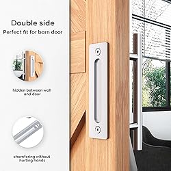 EaseLife 12" Stainless Steel Sliding Barn Door