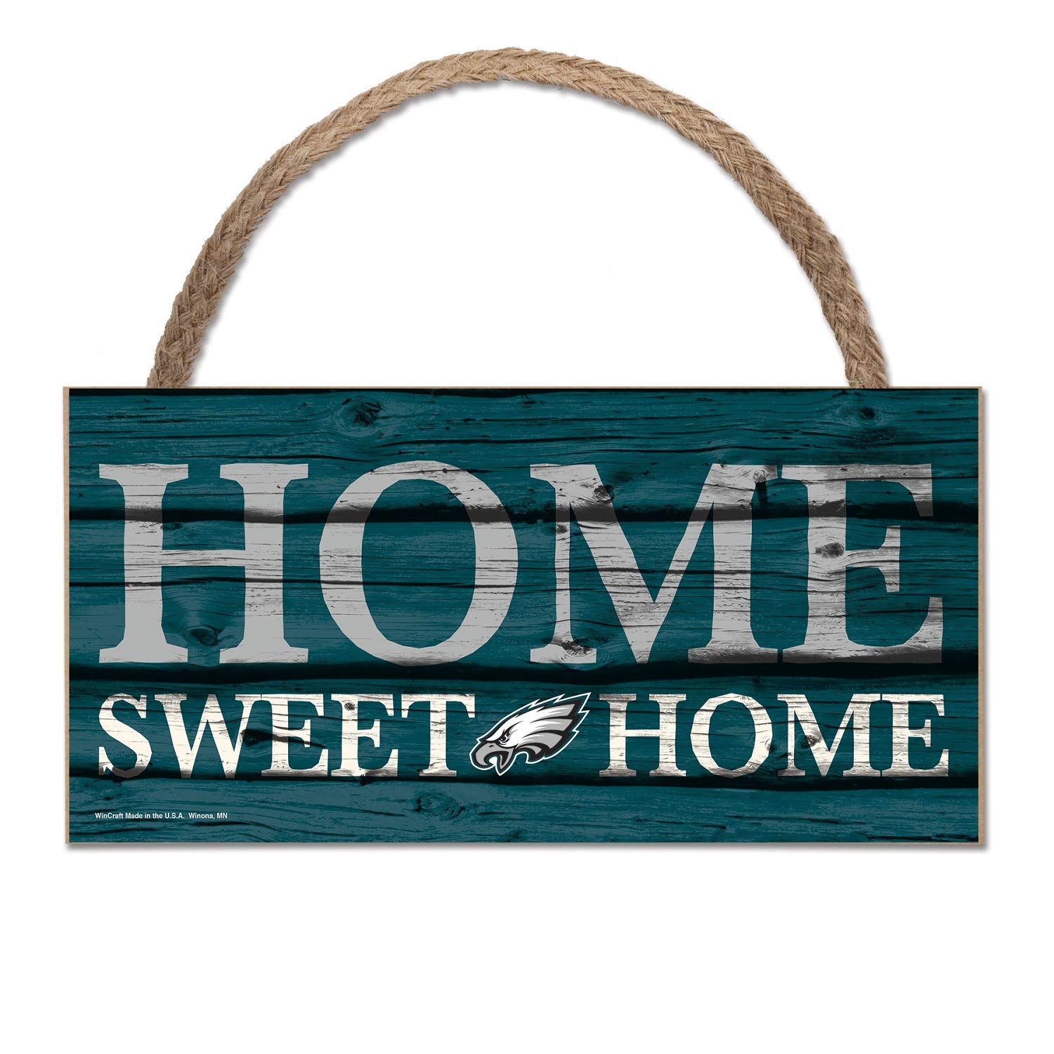Wincraft NFL wooden sign Philadelphia Eagles wooden sign Wood Home Sweet Home