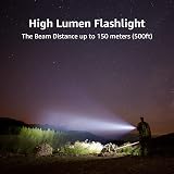 Lighting EVER LE LED Torch Battery Powered 2 Pack Anti-Slip Aluminium view 2