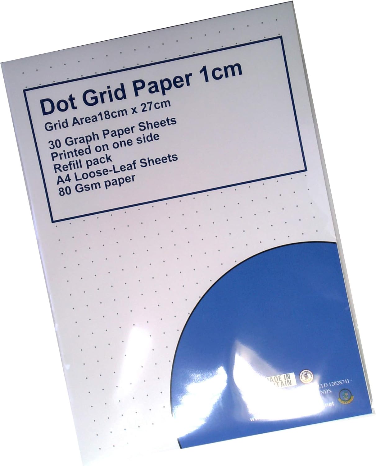 Dot Grid Paper 1cm Loose Leaf Product Unpunched 30 Grid Paper Sheets
