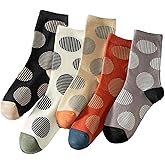 Benefeet Sox Cute Patterned Crew Socks for Women Girls Fun Novelty Graphic Design Casual Cotton Dress Socks
