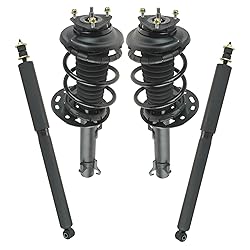 TRQ Front and Rear Complete Strut Assembly & Shock