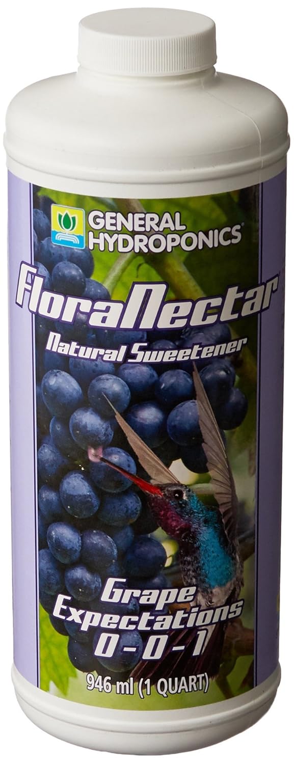 General Hydroponics GH1792 Flora Nectar Fertilizer, 1 Quart, White Fertilizers