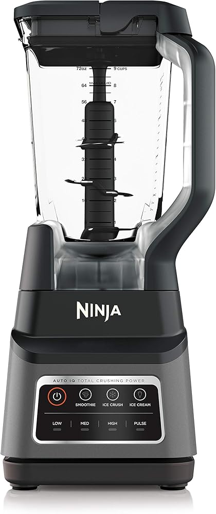 Ninja BN701C, Professional Plus Blender with 72oz Pitcher and Auto-iQ Presets, Black/Grey, 1400W (Canadian Version)