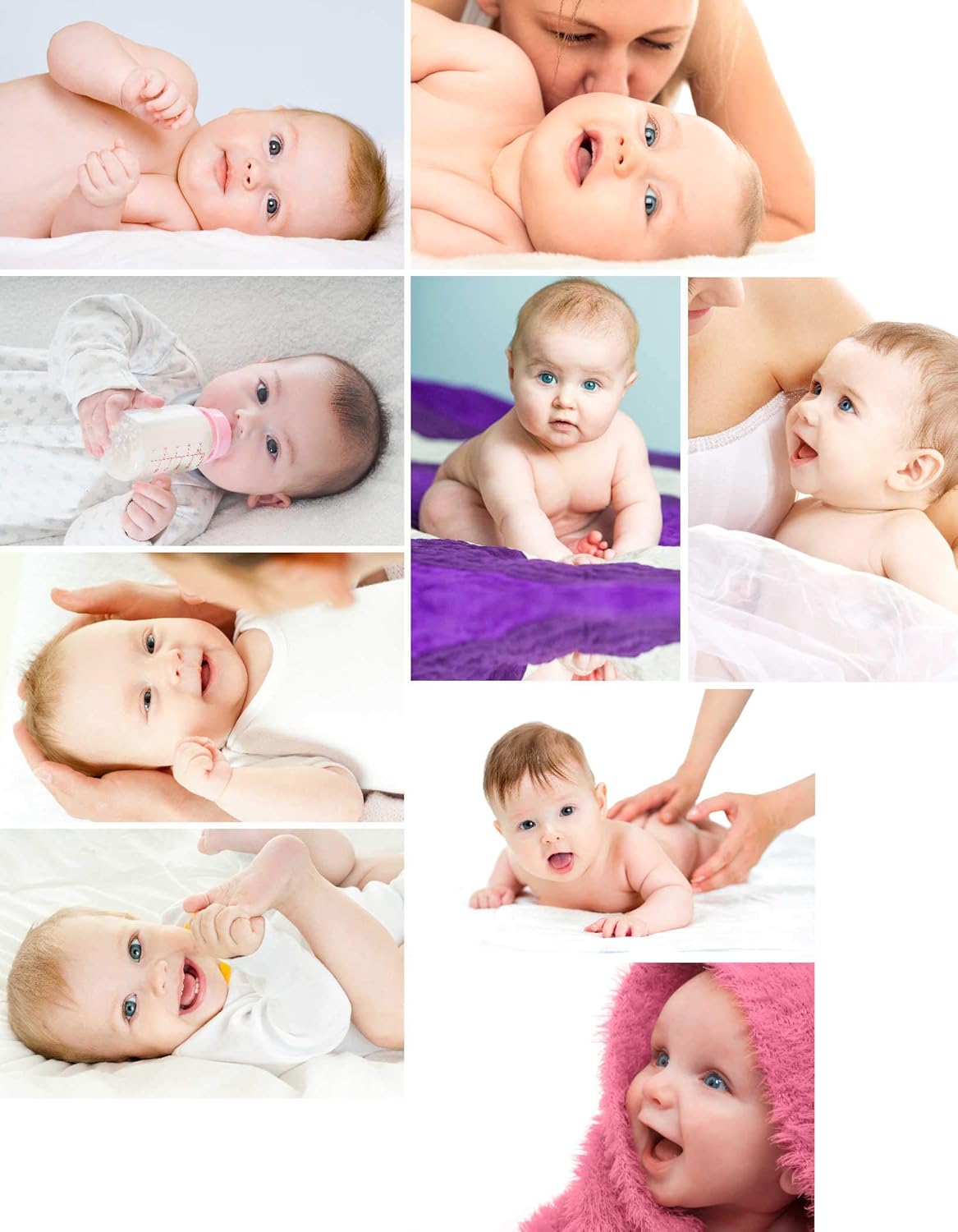 Craft Qila Self Adhesive Cute Baby Poster for Pregnant Women Smiling