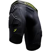 Storelli BodyShield Goalkeeper Sliders 2.0 &ndash; Padded Sliding Shorts for Soccer &ndash; Compression Undershorts with Cup Pocket