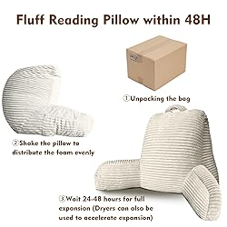 ABROLOY Reading Pillow for Adult, Bed Reading