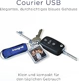 Integral 128GB USB 2.0 Flash Drives 2-Pack Courier Blue Memory Sticks view 5