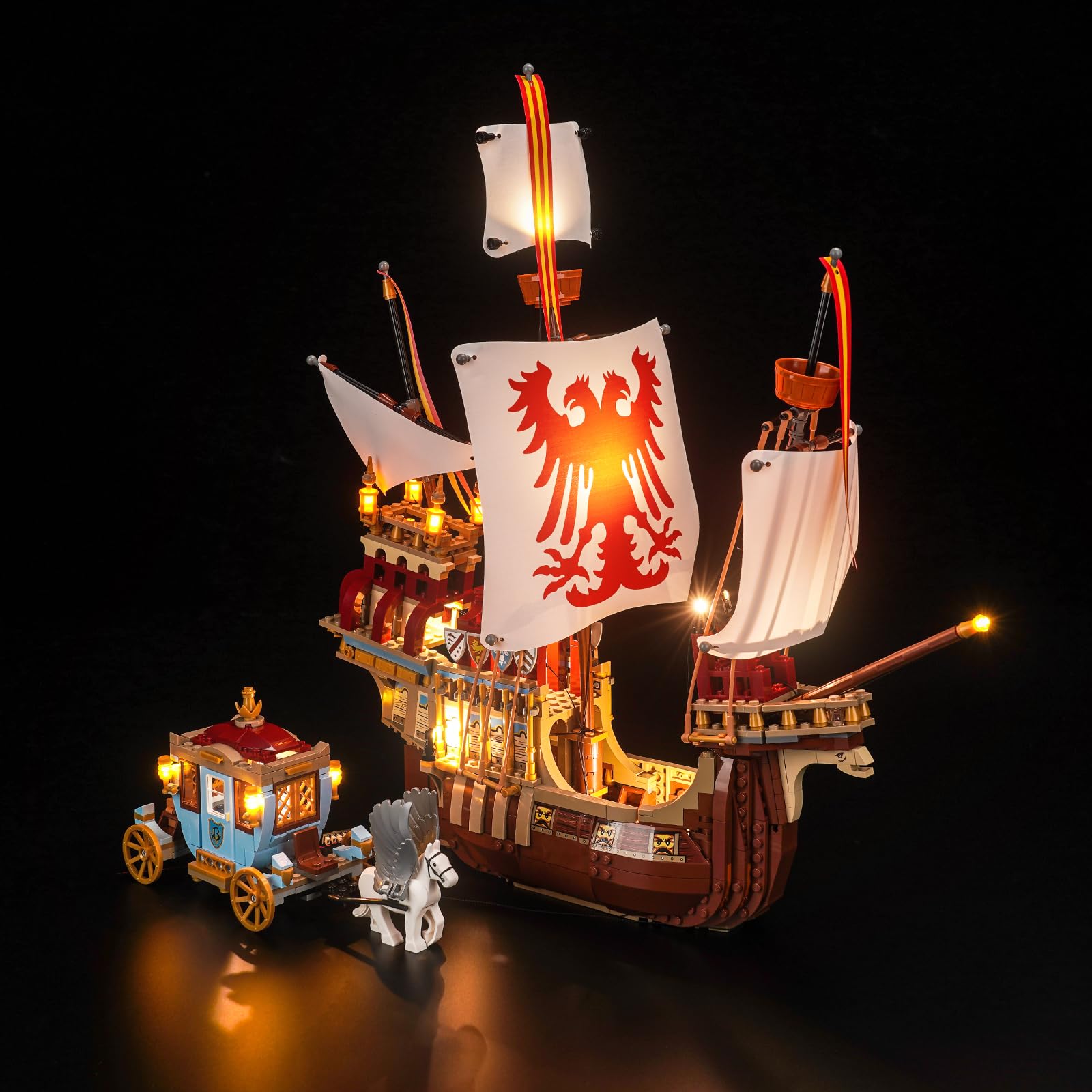 Light Kit for Lego Triwizard Tournament: The Arrival, Lighting Set for Lego 76440 Triwizard Tournament: The Arrival Set - Not Include Models, Just Light Kit — image 1