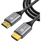 8K HDMI 2.1 Cable,Ultra High Speed 48Gbps 7680P eARC HDR HDCP HDMI 2.1 Cable Backward Compatible with 4K 2K for PS5/PS4/Xbox 