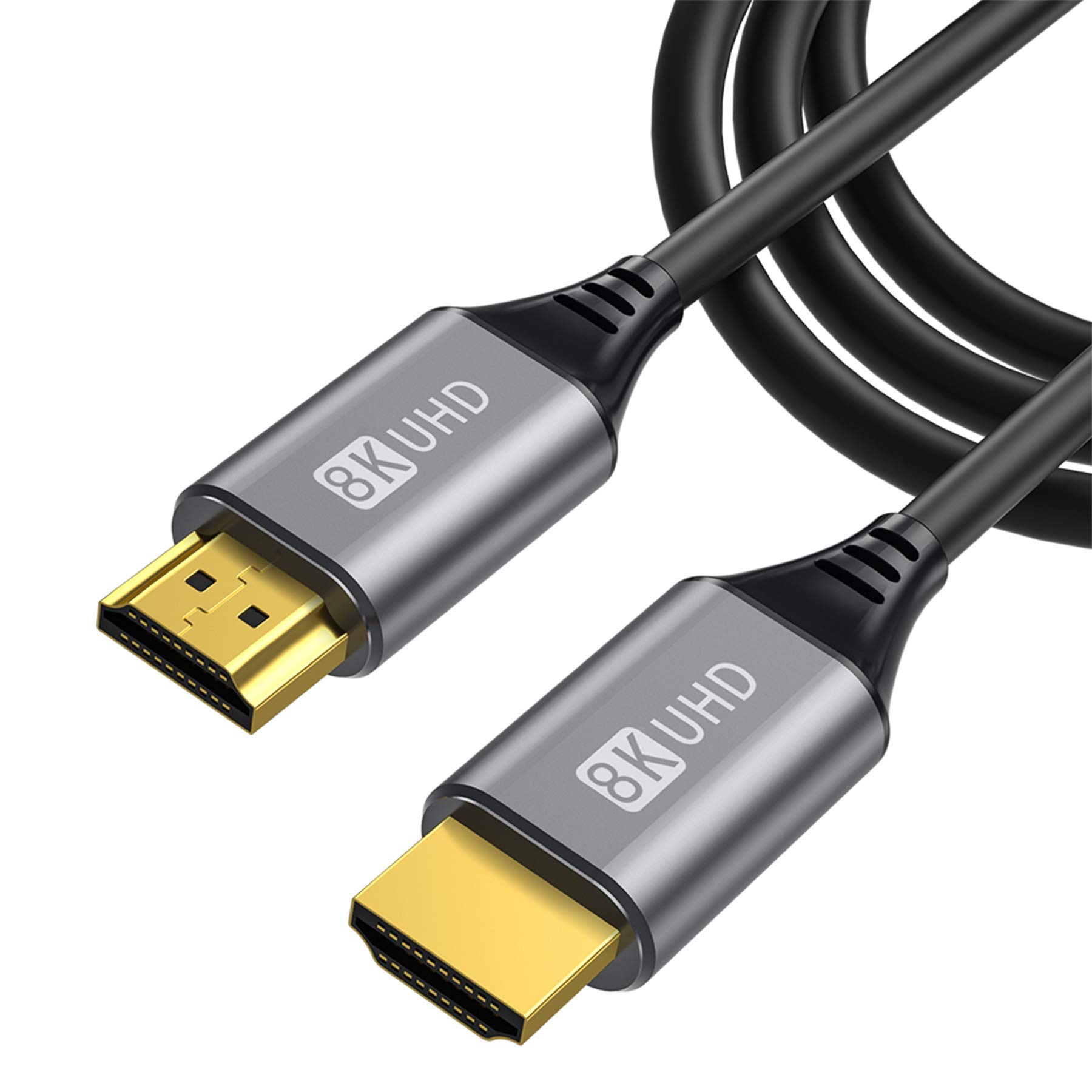 Aieloar 8K HDMI Cable 2m,Ultra HD HDMI 2.1 Cable Support High Speed 48Gbps Resolution 7680P,eARC HDR HDCP