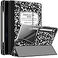 Fintie Slim Case for Samsung Galaxy Tab S9 FE 5G 10.9 Inch/Galaxy Tab S9 11 Inch 2023 with Built-in S Pen Holder, Soft TPU Smart Stand Back Cover Auto Wake/Sleep Feature, Composition Book Black