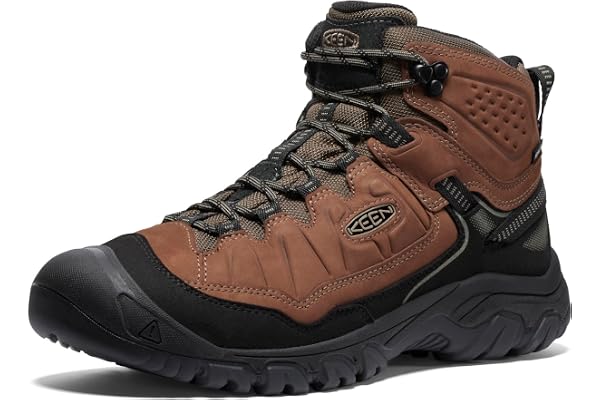 KEEN mens Targhee 4 Mid Height Durable Comfortable Waterproof Hiking Boots