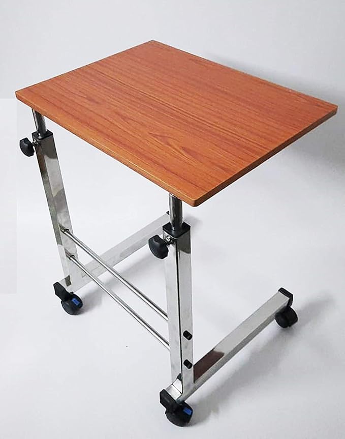 Kodanda Heavy Duty Bedside Portable Table Cart Tray with Adjustable
