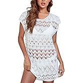 SHEJIZE Women's Swimsuit Cover Up 2025 Crochet Swim Cover Up Summer Beach Bathing Suit Coverups for Women