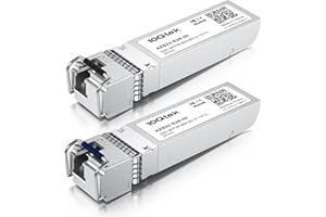 10Gtek a Pair of 25G SFP28 Bidi Transceiver, LC Single-Mode Single Fiber Module, 25GBASE-BIDI 1270nm/1330nm Module for Cisco SFP-25GBX-U-10/SFP-25GBX-D-10, Ubiquiti UniFi, Mikrotik and More, DOM, 20km
