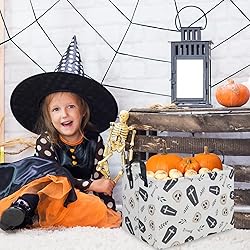 FXOCSHE Halloween goth thriller basket,Empty