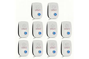 Pest Repeller 10 Pack, Indoor Insect Repellent for Mosquito, Roach, Ant, Spider, Rodent, Pest Control for Home, Kitchen, Offi