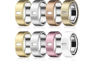 Vigamen 8 Pack Cover Compatible with Oura Ring Gen 4/Oura Ring Gen 3 Horizon/Heritage,Charging Derectly,Matte Texture Wear-Resistant Anti-Scratch TPU Protector for Oura Rings Women Men（D,Size 84.4 out of 5 stars 27