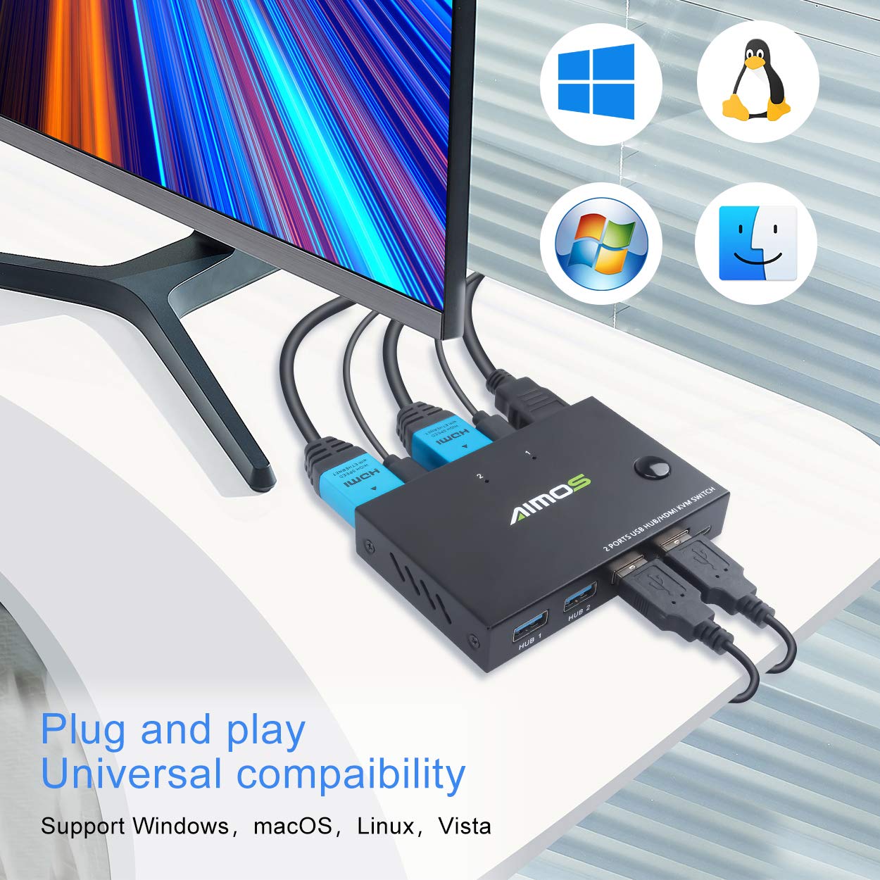 Support Wireless Keyboard And Mouse Compatible Laptop Pc Ps4 Xbox Hdtv 4 Usb 2 0 Hubs Aimaishi Usb Switcher Box Kvm Switch Hdmi 2 Port With Hdmi And Usb Cables Uhd 4k 30hz External Components Spearhead Kvm Switches Support Wireless Keyboard And Mouse Compatible Laptop Pc Ps4 Xbox Hdtv 4 Usb 2 0 Hubs Aimaishi Usb Switcher Box Kvm Switch Hdmi 2 Port With Hdmi And Usb Cables Uhd 4k 30hz External Components Spearhead Kvm Switches