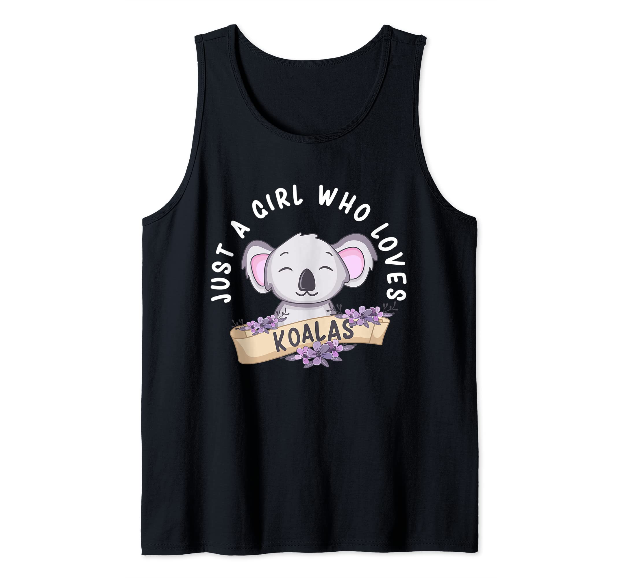 Just A Girl Who Loves Koalas Funny Koala Bear Costume Tank Top