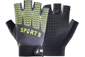 VINWO Girls Fingerless Bike Gloves, Sport Gloves for 4-10 Year Girls Monkey Bars Rock Climbing Cycling Work Out Biking