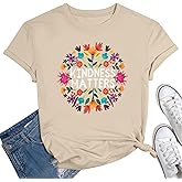 Teacher Shirts for Women Be Kind Shirt Kindness Shirts Mental Health Tshirt Boho Floral Graphic Tee Inspirational Tops