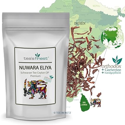 Nuwara Eliya Ceylon OP Premium - Schwarzer Tee (100 Gramm)