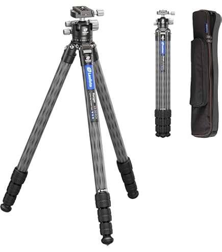 Amazon.com: Leofoto LS-324CX+LH-40LR Travel Tripod, Ranger Series