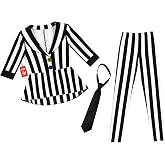 Morph Womens Black And White Striped Suit Sizes S-3XL, Halloween Costumes For Womens Halloween Costume