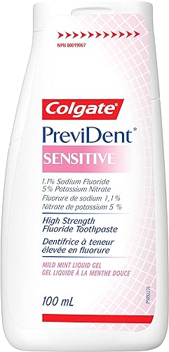 Colgate PreviDent 5000 Plus Sensitive Fluoride Toothpaste, 100 mL - Prevident Enamel Protection, Dentifrice for Teeth Care, Travel Size