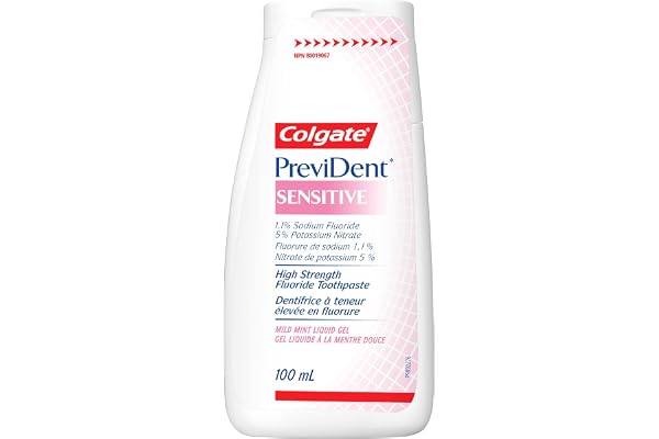 Colgate PreviDent 5000 Plus Sensitive Fluoride Toothpaste, 100 mL - Prevident Enamel Protection, Dentifrice for Teeth Care, T