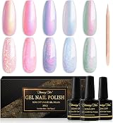 Shining She Pearl Gel Nail Polish 5 Colors 8ml Soak Off UV/LED Mermaid Shell