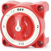 Wirenest 4 Position Marine RV Manual 2 Battery Selector Switch