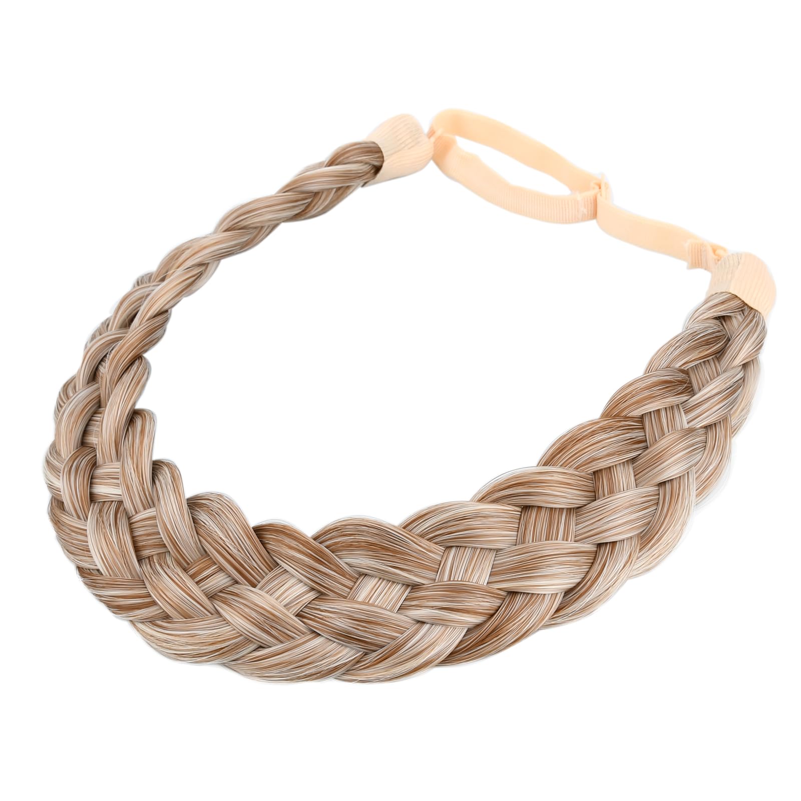 Gledola 5 Strands Synthetic Hair Braid Headband Hair Braided Headband for Women Girl (Sandy Blonde) — image 1