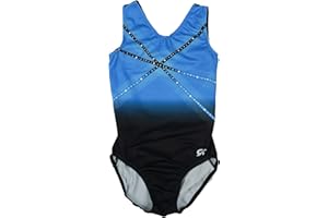 GK Glitz & Glam Gymnastics Leotard for Girls with Matching Scrunchie