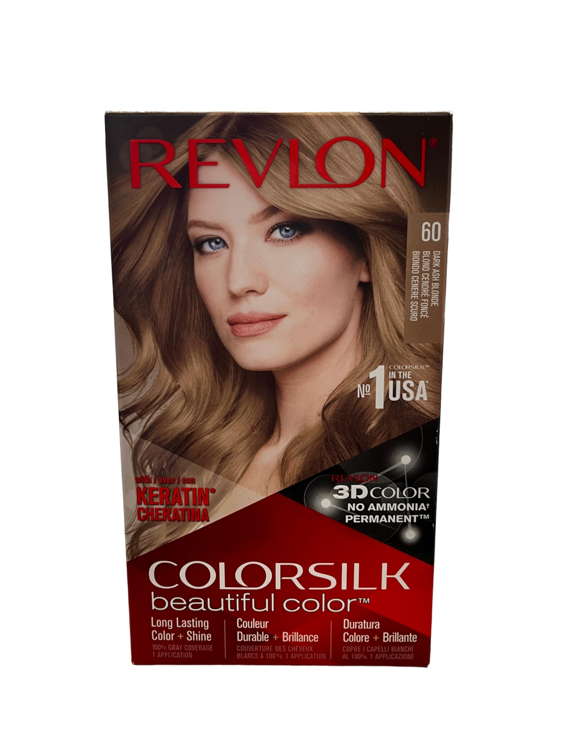 Revlon Colorsilk Beautiful Color, Dark Ash Blonde — image 1