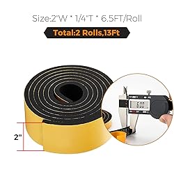 Weather Stripping Door Seal Strip 2"W * 1/4"T, Door