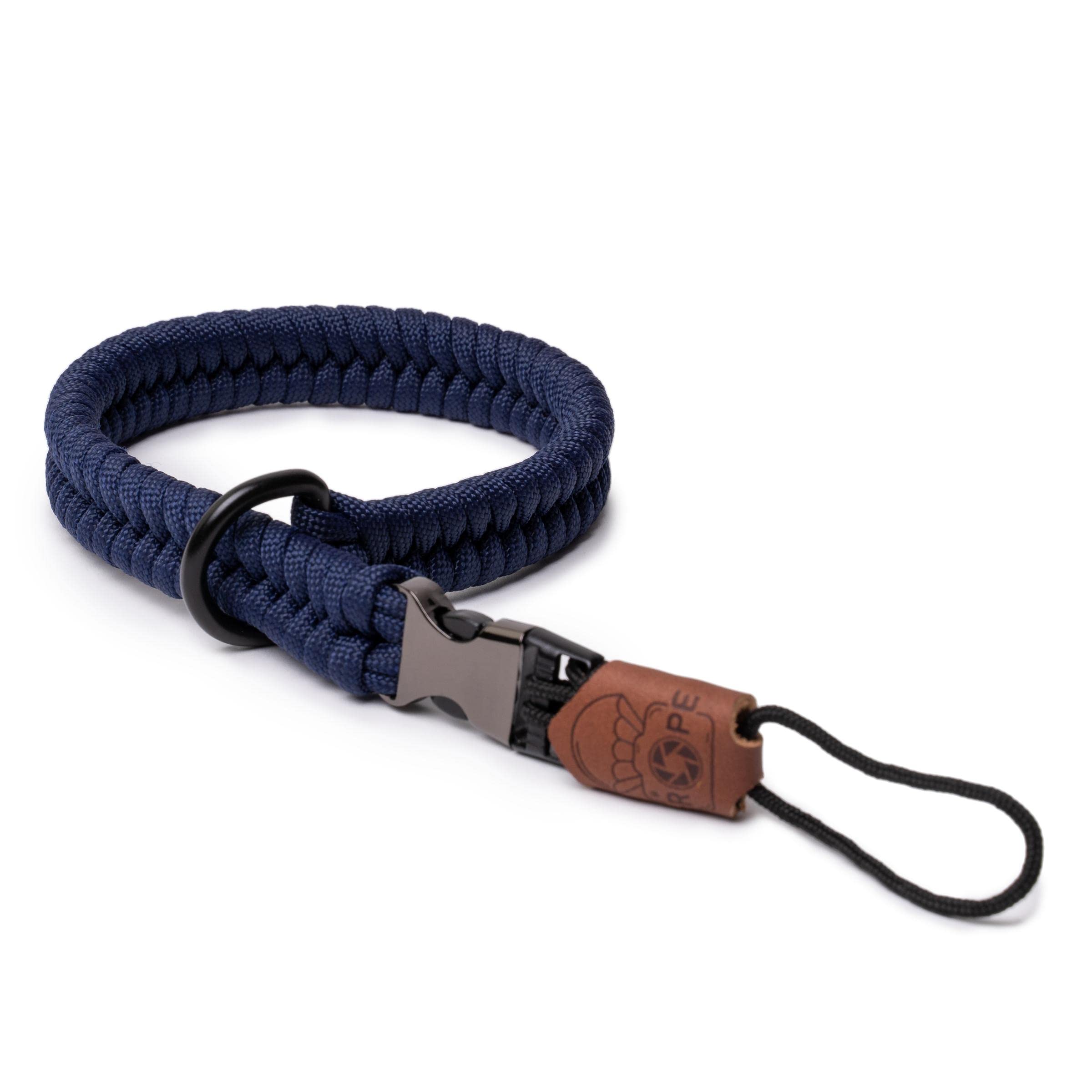 C-Rope Camera Hand Strap The Claw Handwoven Paracord Camera Strap with Quick Release System Navy Blue
