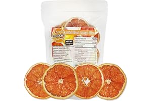 KachiKachi 1-can Dried Orange Slices | No Extra Sugar | Orange Wheels | Dehydrated Dried Fruit for Cocktails/Cakes/Crafts/Potpourri/Candle Making (Blood Orange - 7oz 200g)