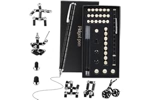 TYJHAFN Upgrade Fidget Pen-Magnetic Pen-Fidget Toys for Boys Girls Age 8-12-Gifts for Teenage Girls Boys-Toy Pen Decompression Magnetic Metal Pen-Multifunctional Deformable Magnet Pen-Fidget Toy for Adults