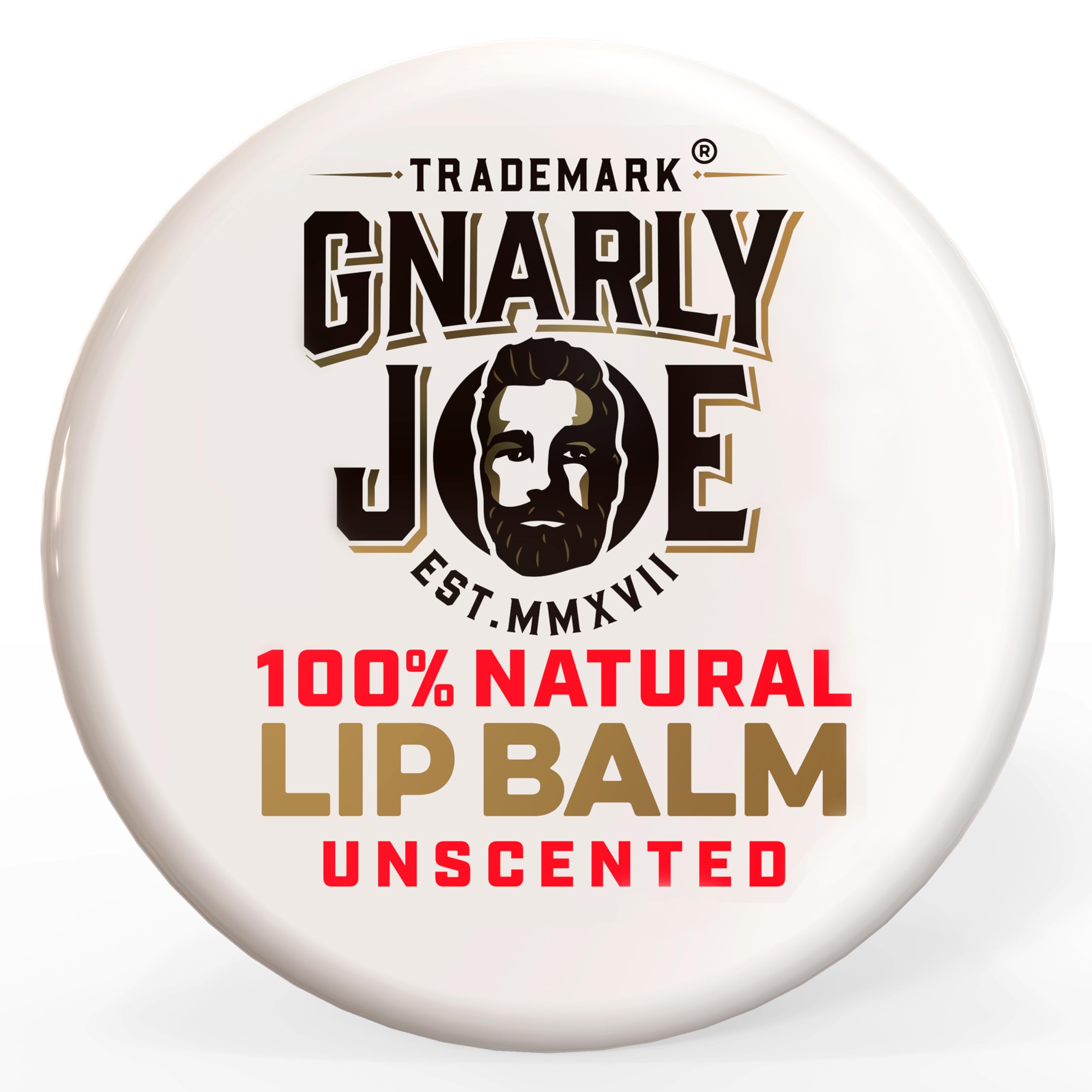 Gnarly Joe Moisturising Lip Balm - 10ml Hydrating Lip Salve & Moisturiser for Very Dry Lips - Organic Cocoa Butter, Coconut Oil, Beeswax & Vitamin E - Repair Balm for Cracked Lips - Made in UK