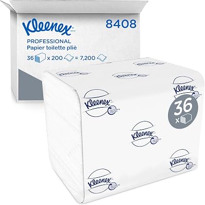 Papier Toilette 8408, 2 Épaisseurs, Papier WC, 36x200