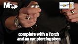 Minder 140db Police Approved Mini Alarm with Torch Keyring Red view 5