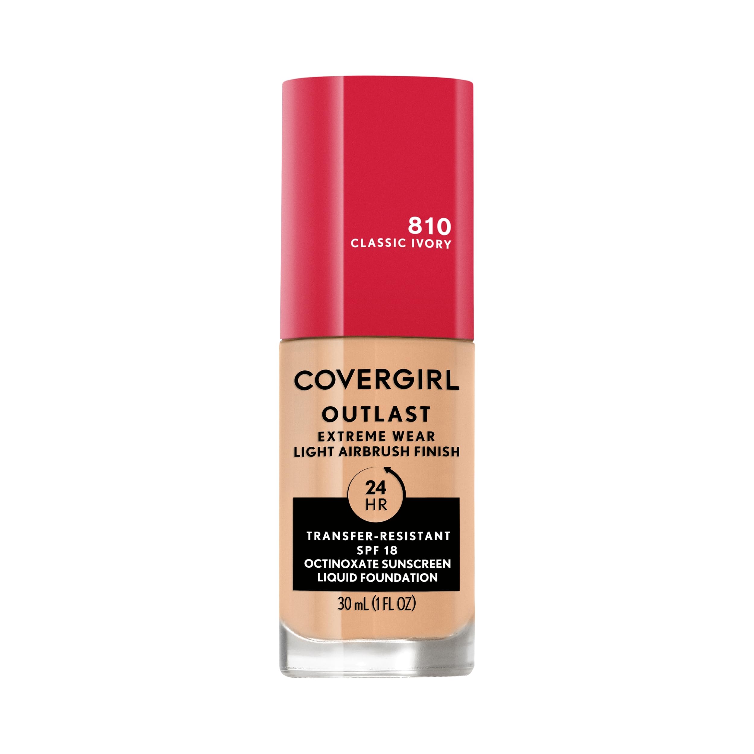 Photo 1 of Covergirl Outlast Extreme Wear 3-in-1 Full Coverage Liquid Foundation, SPF 18 Sunscreen, Classic Ivory, 1 Fl. Oz.