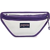 JanSport Clear Waistpack &ndash; 1L Transparent Fanny Pack, One Main Compartment, Adjustable Hip Belt &amp; Crossbody Strap, Grape Jelly