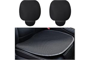 wedfish Extra Large 19.5" Car Seat Cushion for Car Seat Driver Long Sitting,Breathable Comfort Car Cushion,Anti Slip Car Seat Protector for Driving Travel 2Pcs